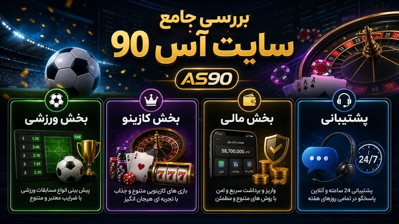 بررسی جامع سایت آس 90