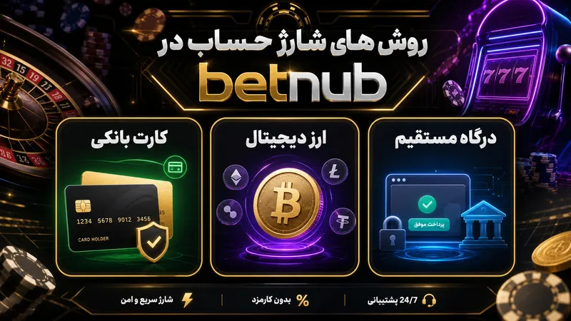 روش های شارژ حساب در betnub