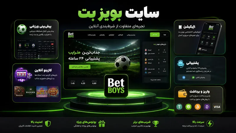 سایت شرط بندی بویز بت چیست و چرا کاربران boysbet را انتخاب می‌کنند؟