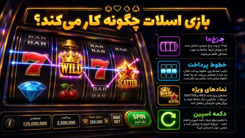 بازی اسلات چگونه کار میکند؟
