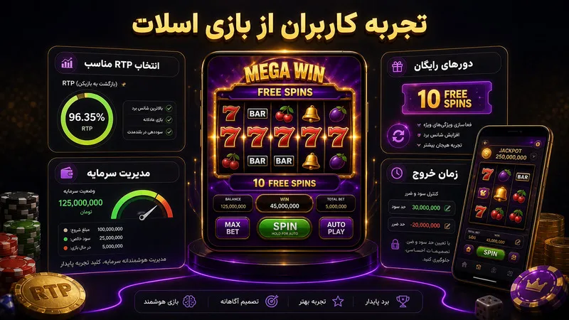 تجربه واقعی کاربران از بازی اسلات